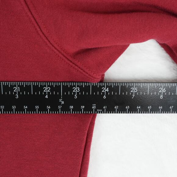 Nike Hoodie Mens L Red White Alabama Crimson Tide Embroidered Fleece Sweatshirt - Picture 8 of 9